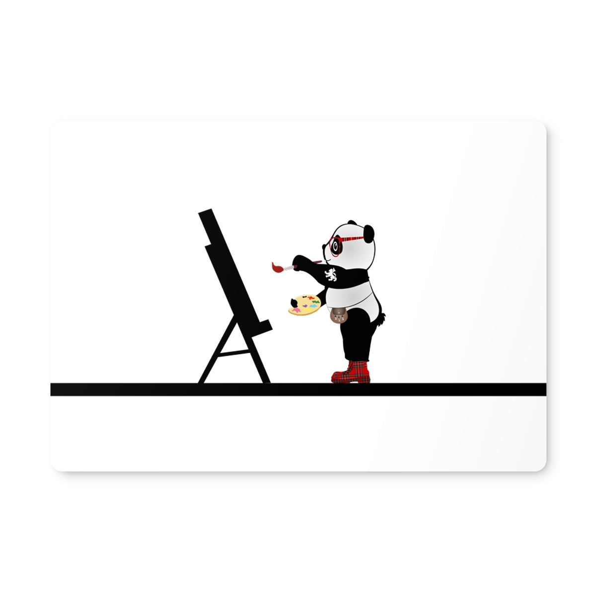 The Artist | Panda Disco | Graphic Art | Placemat