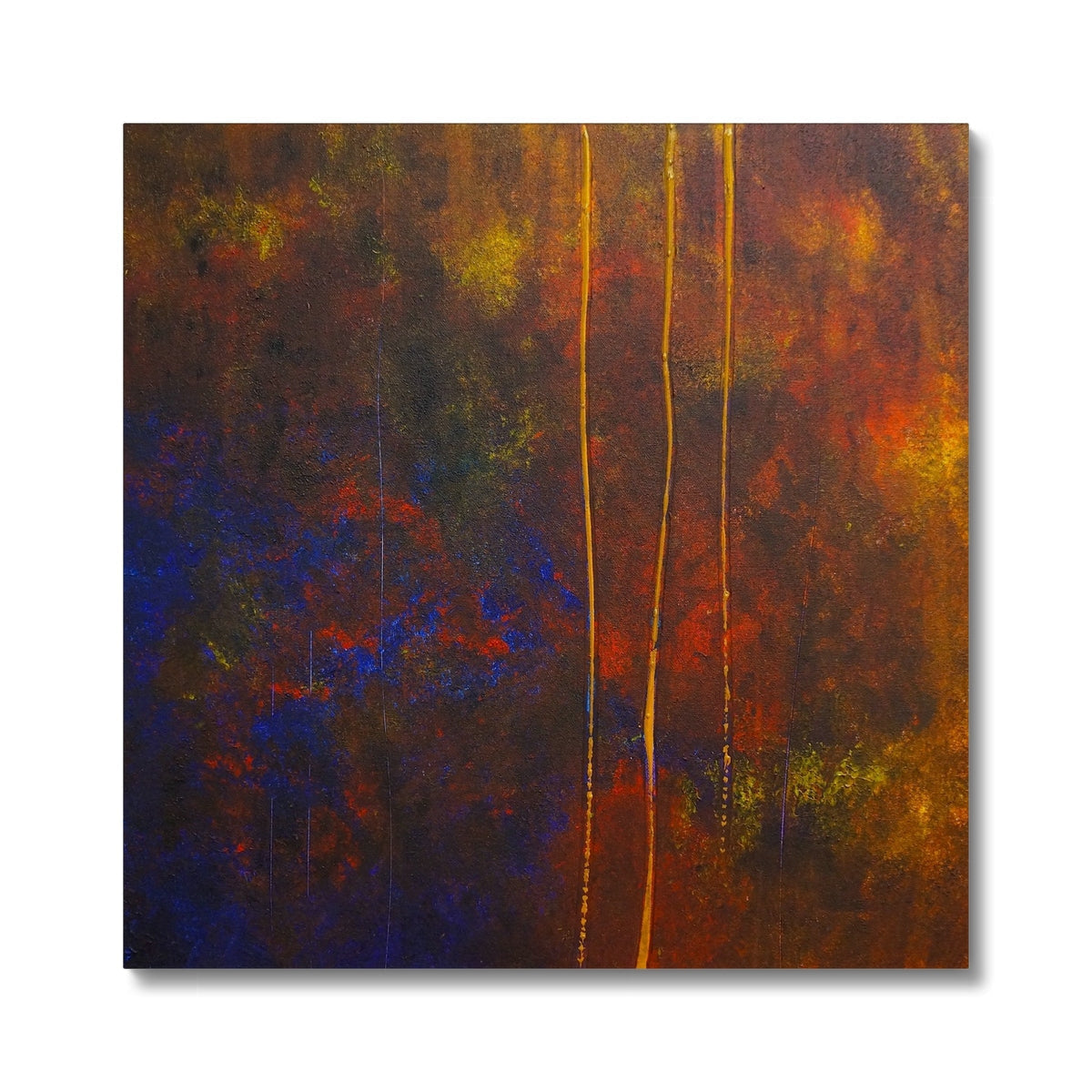 The Autumn Wood Abstract Canvas | Abstract & Impressionistic Art Gallery | Paintings, Prints, Homeware and Art Gifts From Scotland By Scottish Artist Kevin Hunter