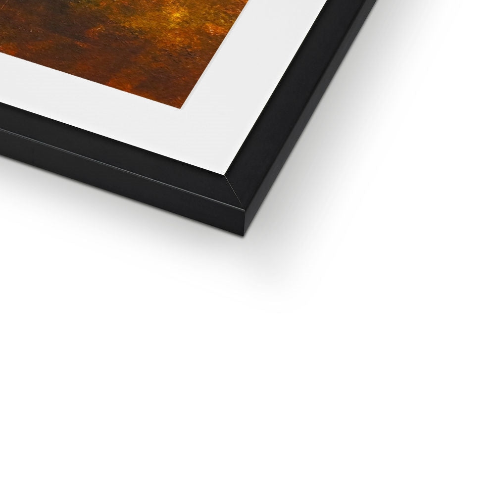 The Autumn Wood Abstract Painting | Framed &amp; Mounted Prints From Scotland