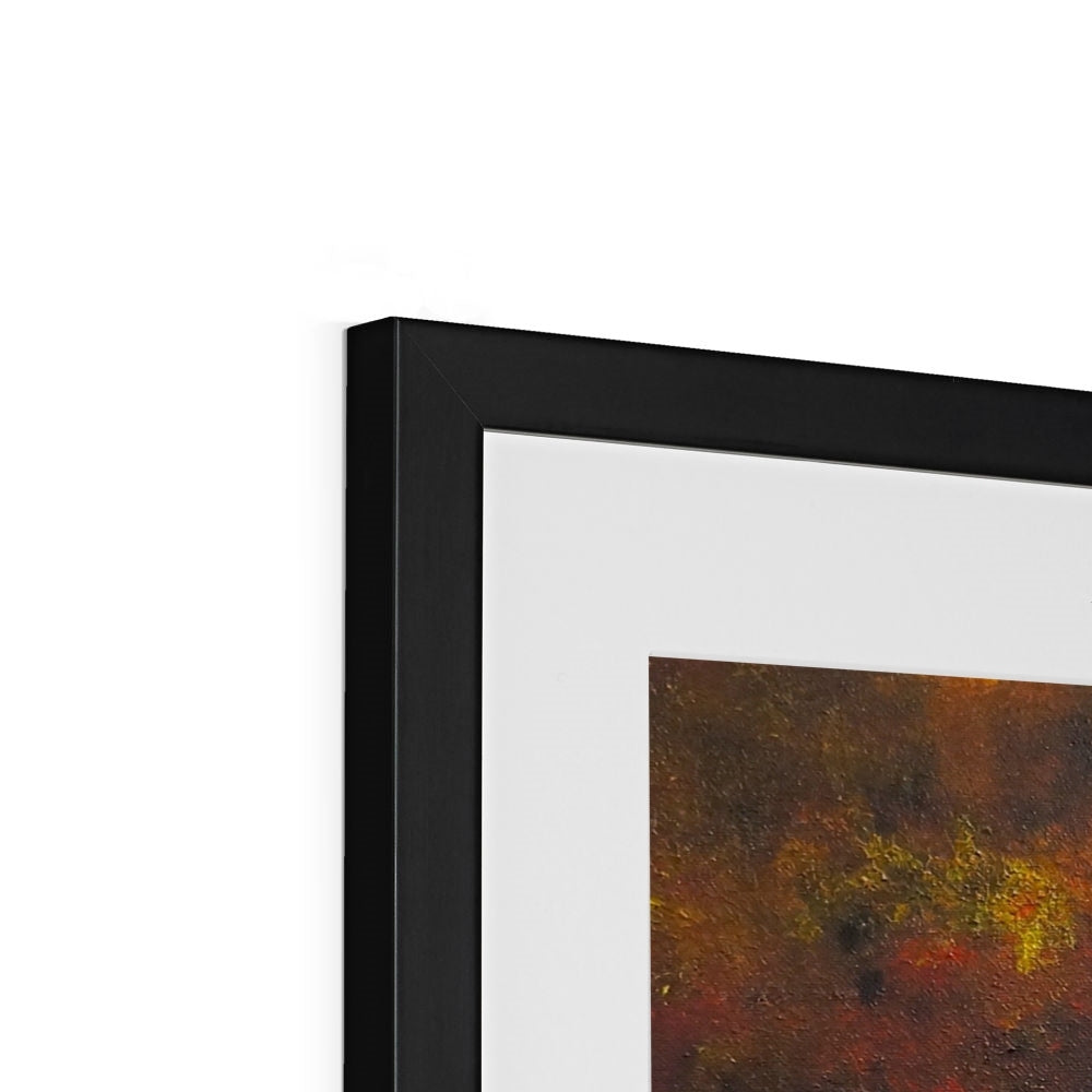 The Autumn Wood Abstract Painting | Framed & Mounted Prints From Scotland