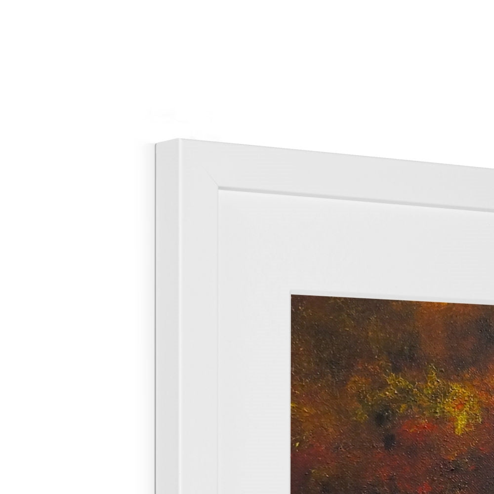 The Autumn Wood Abstract Painting | Framed & Mounted Prints From Scotland