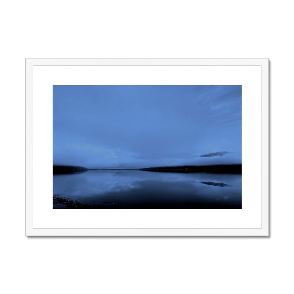 The Blue Hour Loch Fyne Painting | Framed & Mounted Prints From Scotland