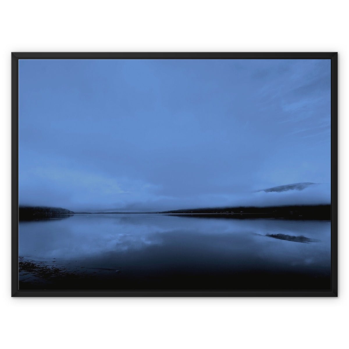 The Blue Hour Loch Fyne Painting | Framed Canvas From Scotland