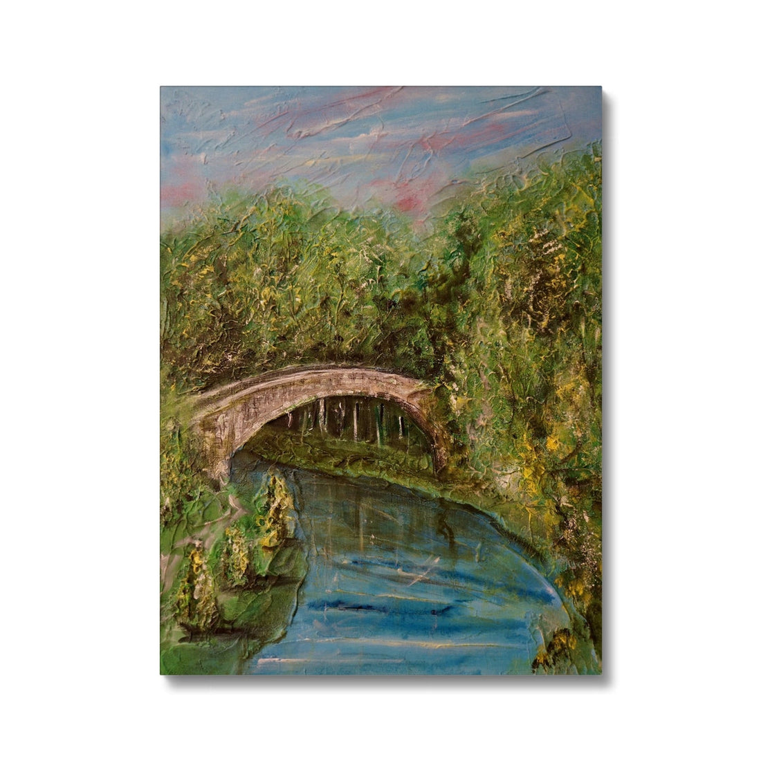 The Brig O Doon Canvas | Historic &amp; Iconic Scotland Art Gallery | Paintings, Prints, Homeware and Art Gifts From Scotland By Scottish Artist Kevin Hunter