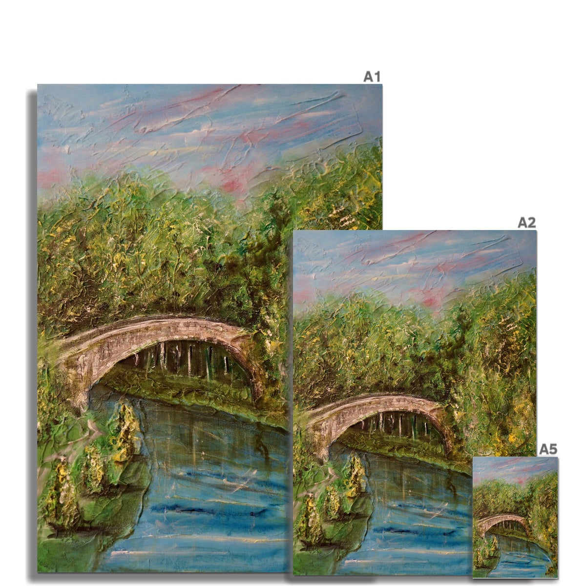 The Brig O Doon Painting | Signed Art Prints From Scotland | By Scottish Artist Hunter