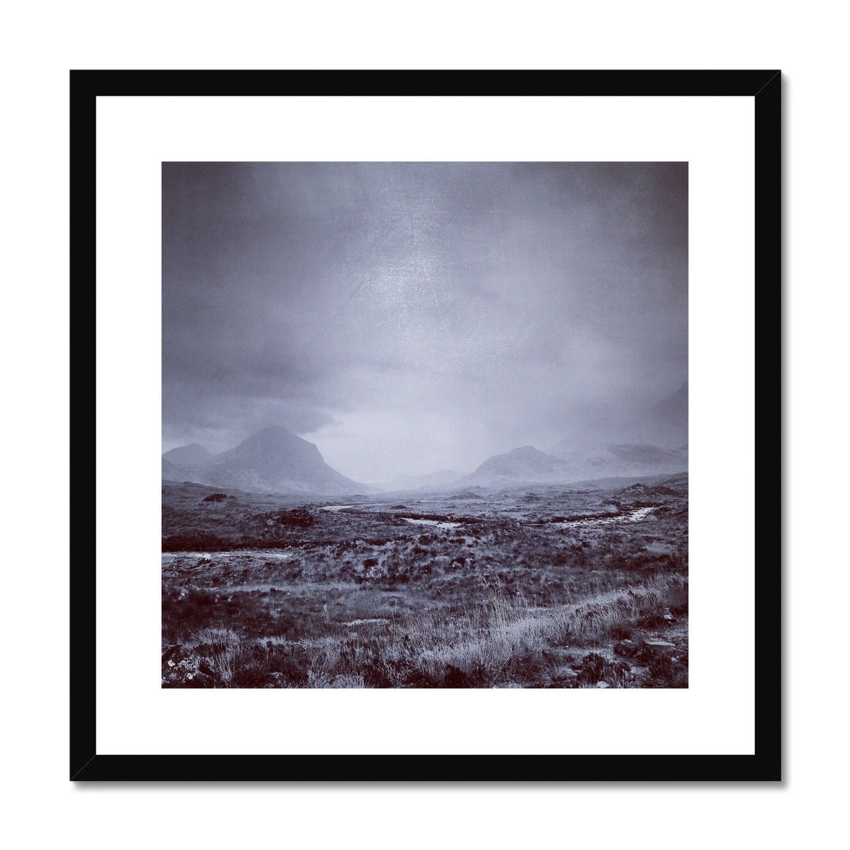 The Brooding Cuillin Skye Painting | Framed & Mounted Prints From Scotland