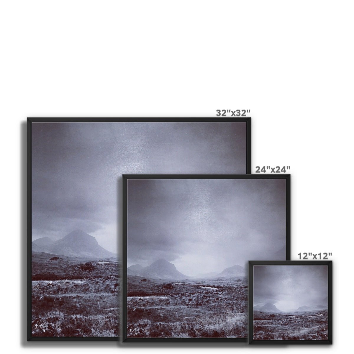 The Brooding Cuillin Skye Painting | Framed Canvas From Scotland