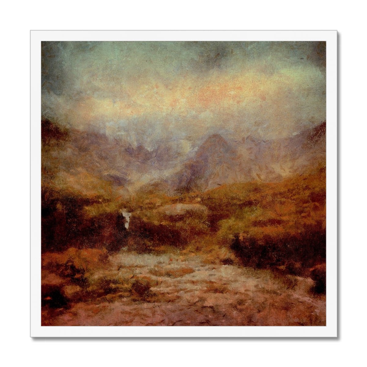 The Brooding Fairy Pools Skye Painting | Framed Prints From Scotland