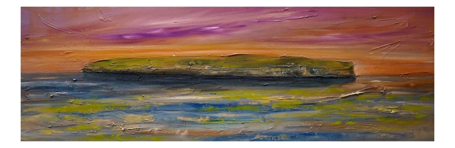 The Brough Of Birsay Orkney | Panoramic Painting &amp; Art Prints | Orkney Art Gallery | Paintings, Prints, Homeware and Art Gifts From Scotland By Scottish Artist Kevin Hunter