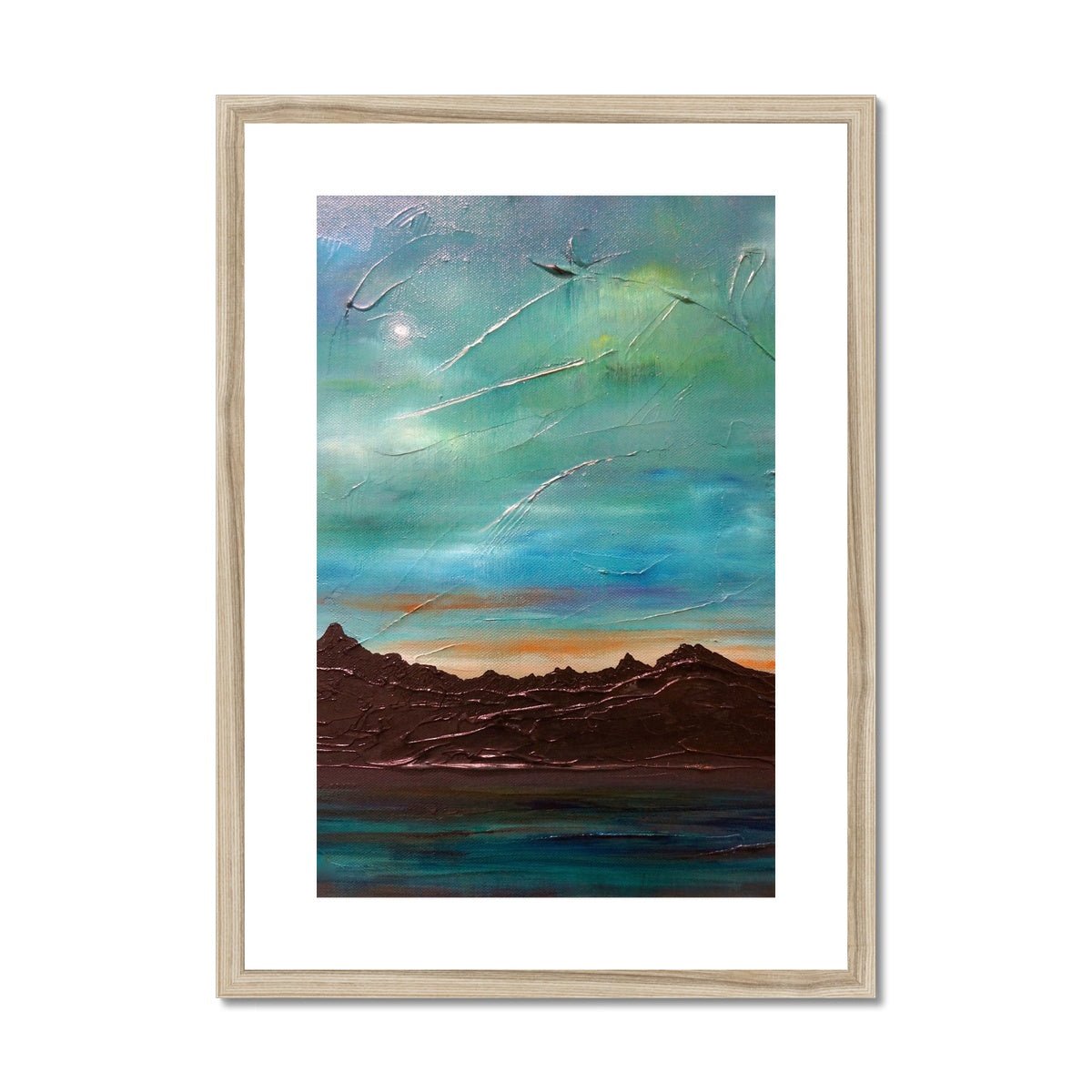 The Cuillin From Elgol Skye Painting | Framed & Mounted Prints From Scotland