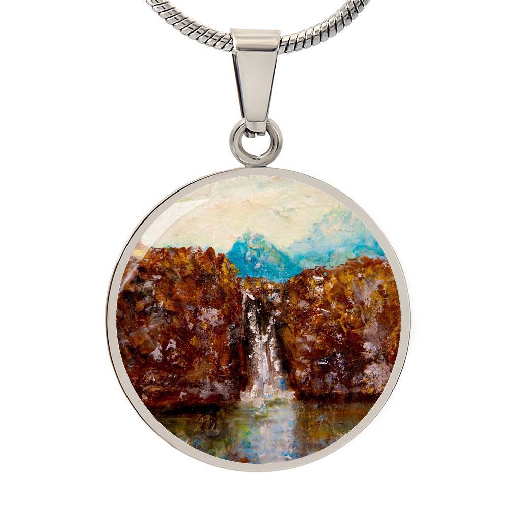 The Fairy Pools Skye | Scottish Art Jewelry | Luxury Designer Necklace