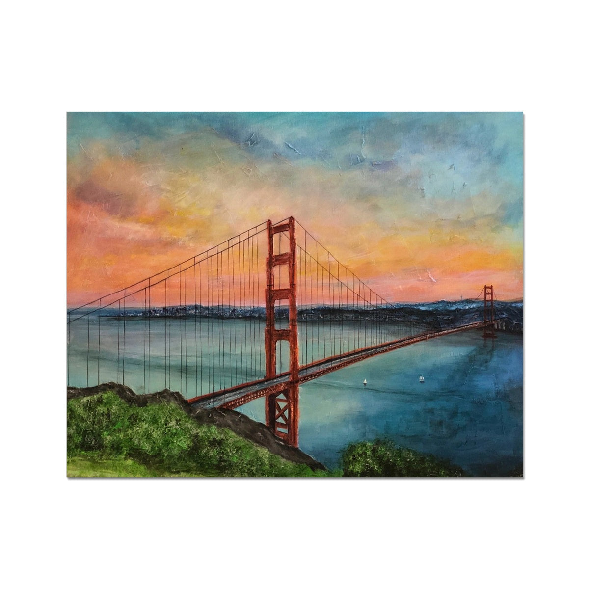 The Golden Gate Bridge Painting | Artist Proof Collector Prints From Scotland