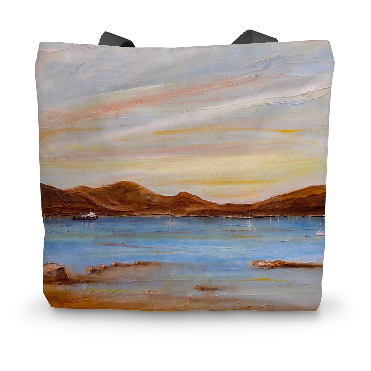 The Last Ferry To Dunoon Art Gifts Canvas Tote Bag