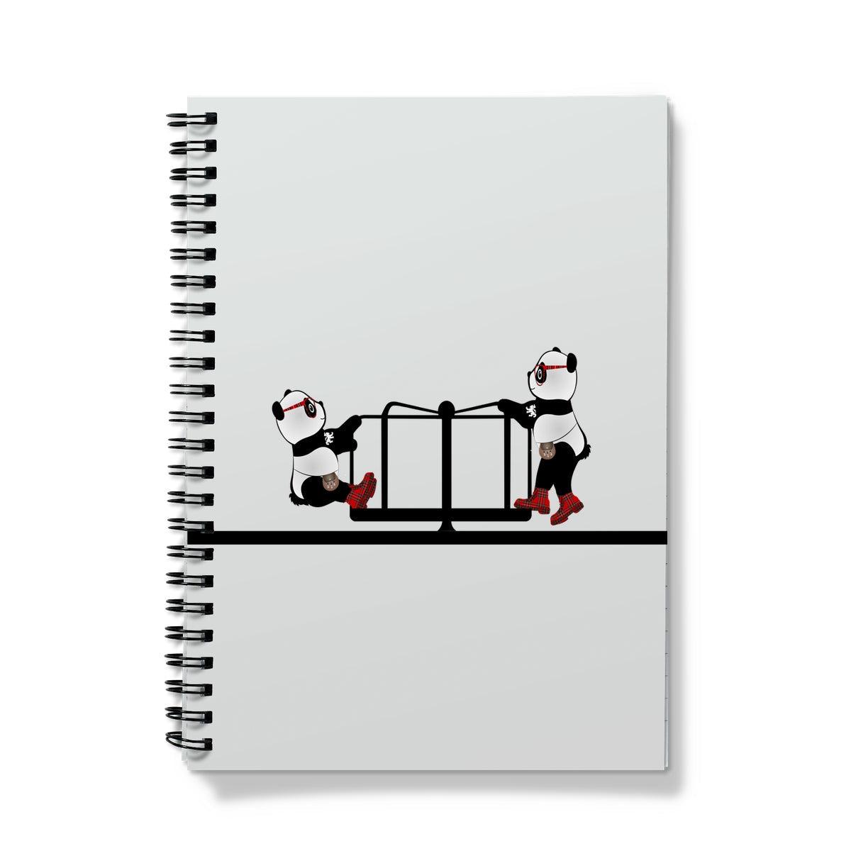 The Merry Go Round | Panda Disco | Graphic Art | Notebook