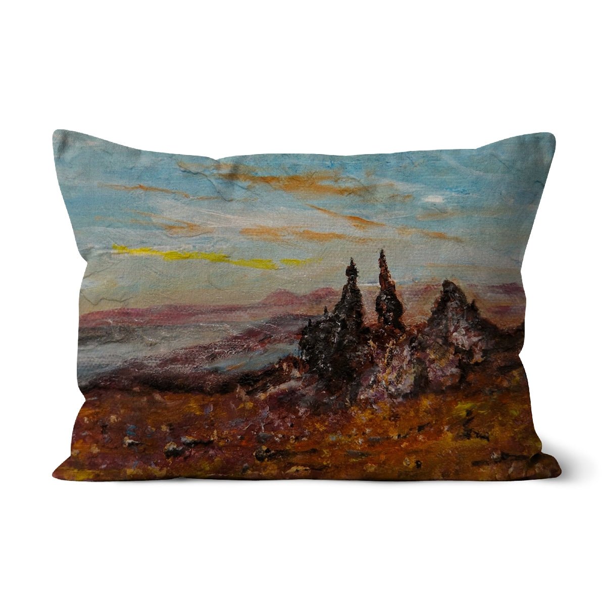 The Old Man Of Storr Skye Art Gifts Cushion