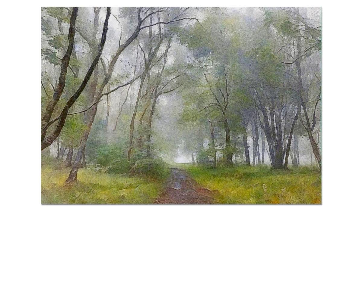 The Path To The Highland Mist-art-painting-scotland