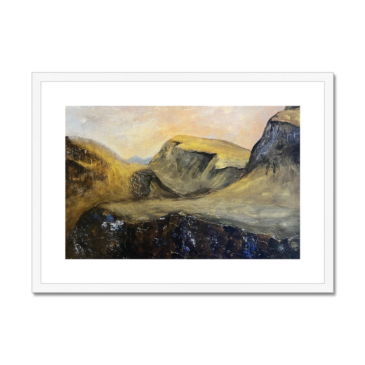 The Quiraing Skye Painting | Framed & Mounted Prints From Scotland