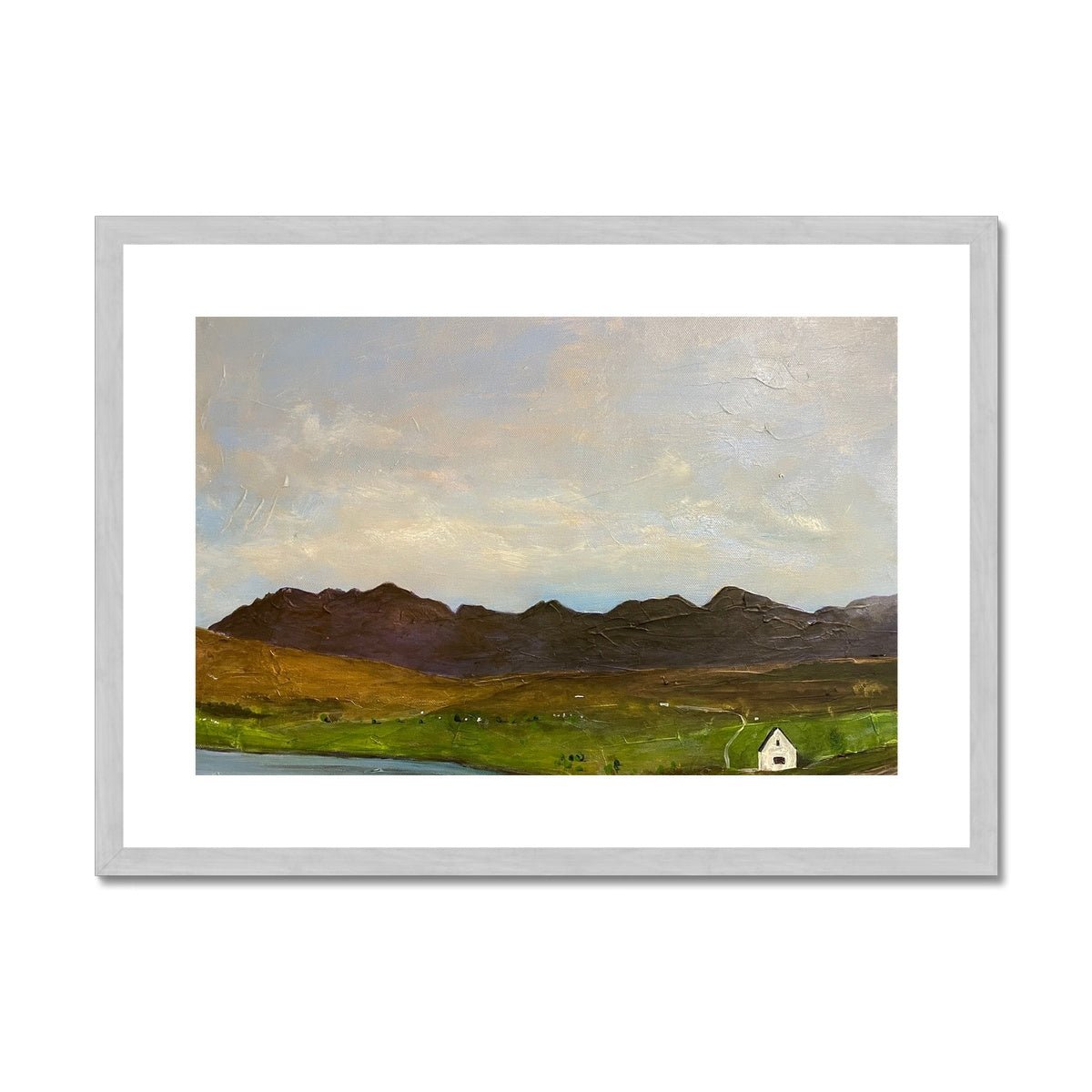 The Road To Carbost Skye Painting | Antique Framed & Mounted Prints From Scotland