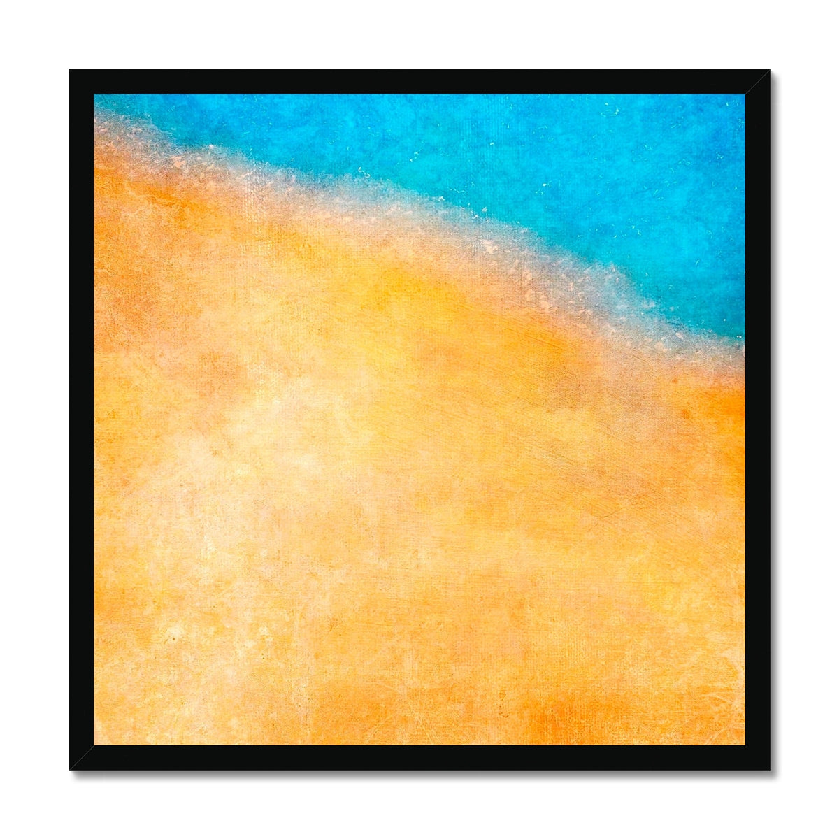 The Shoreline Abstract Painting | Framed Prints From Scotland