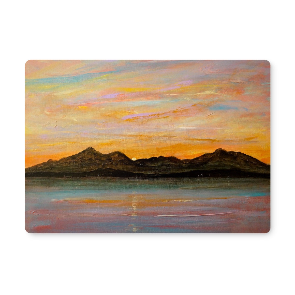 The Sleeping Warrior Arran Art Gifts Placemat