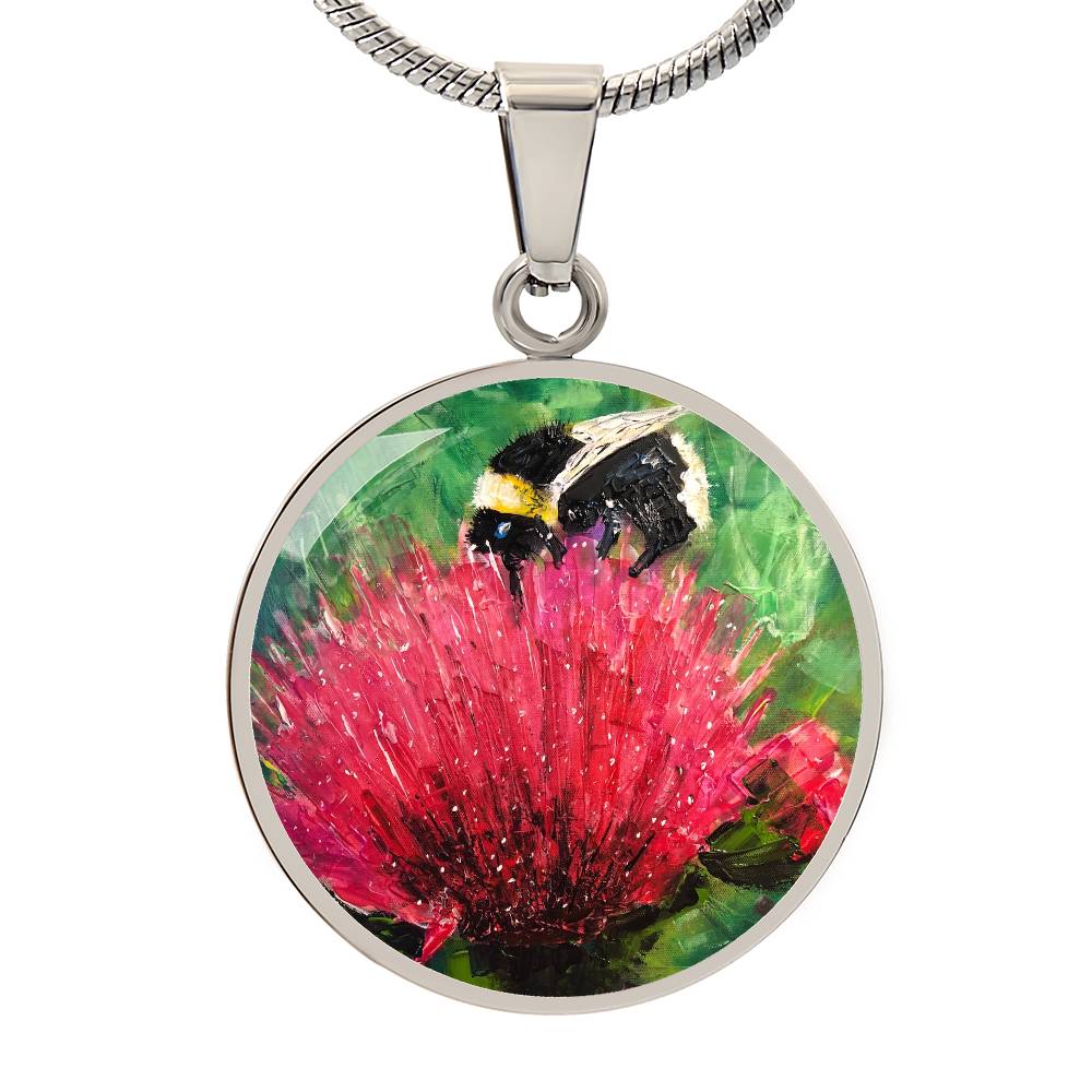 The Thistle & The Bee | Scottish Art Jewellery | Luxury Necklace