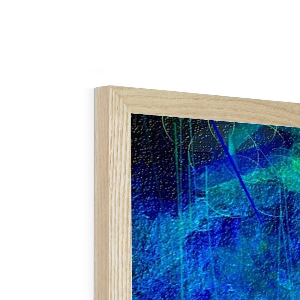 The Waterfall Abstract Painting | Framed Prints From Scotland