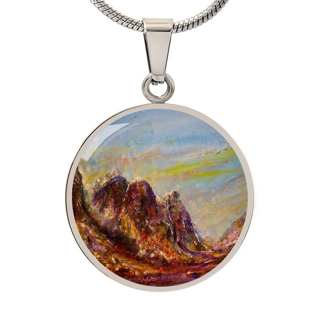 Three Sisters Of Glencoe | Scottish Art Jewellery | Luxury Necklace