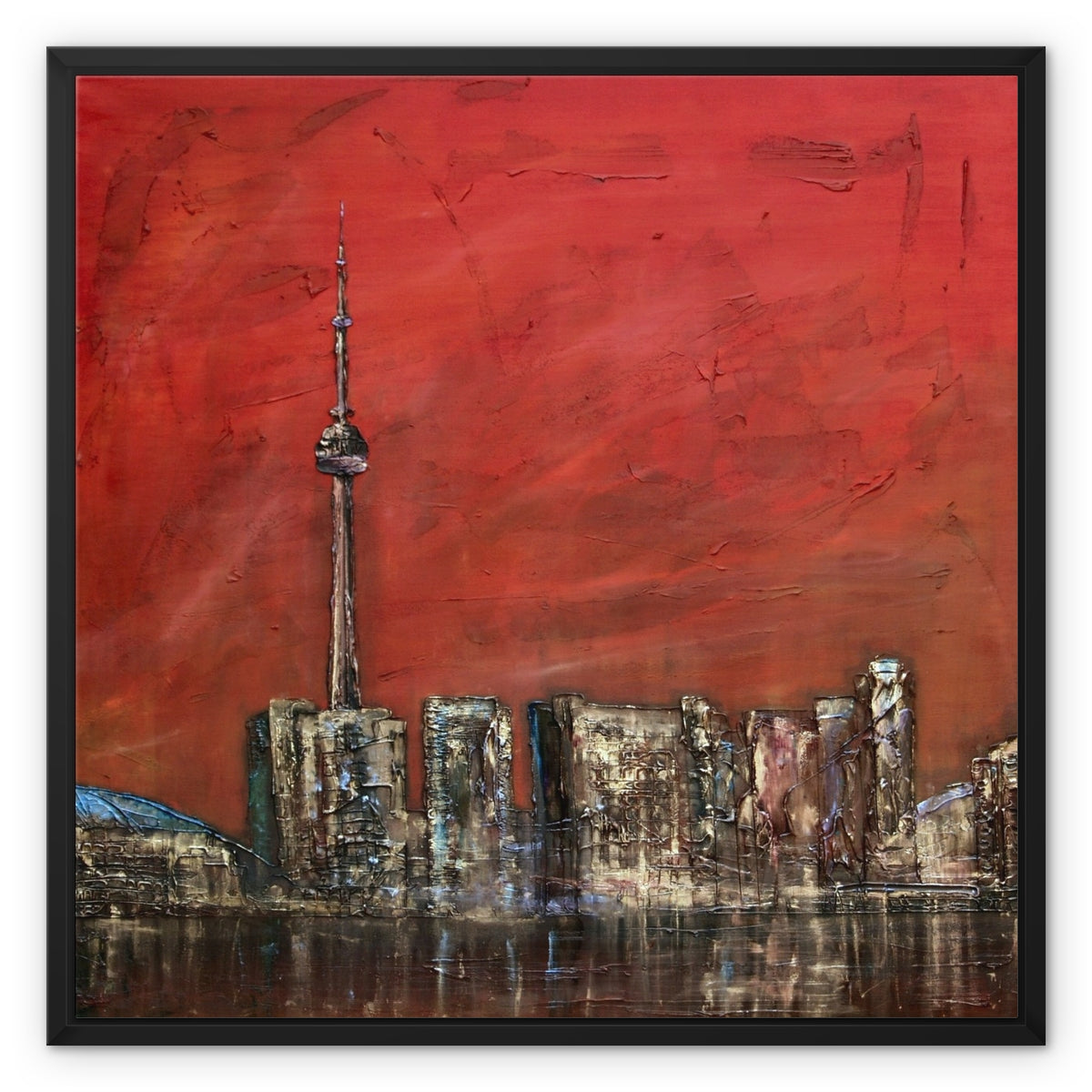 Toronto Sunset Painting | Framed Canvas Prints From Scotland