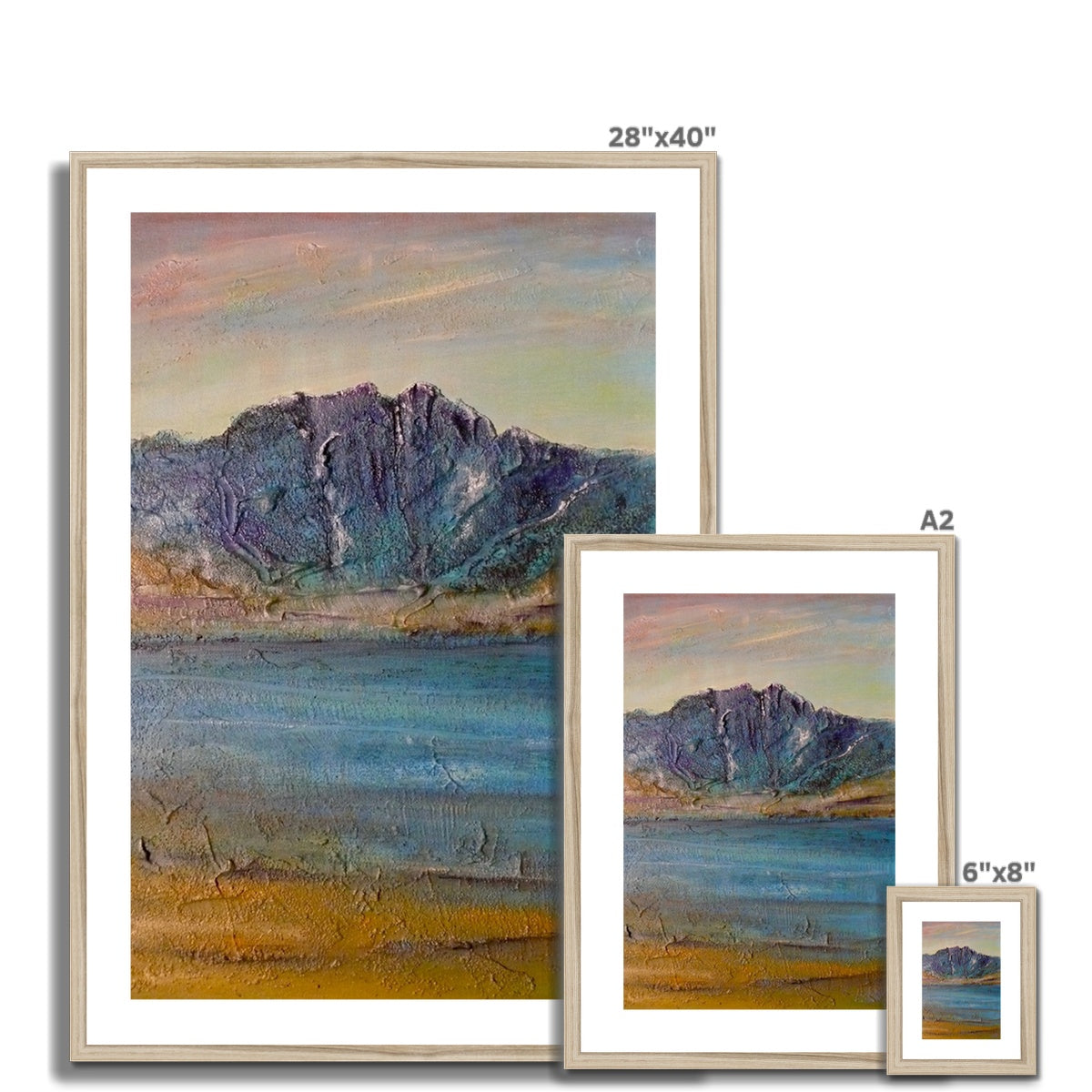 Torridon Painting | Framed &amp; Mounted Prints From Scotland