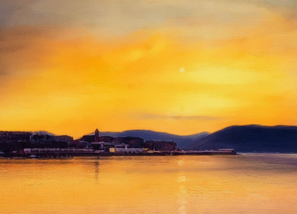 Gourock From Cardwell Bay Art Prints