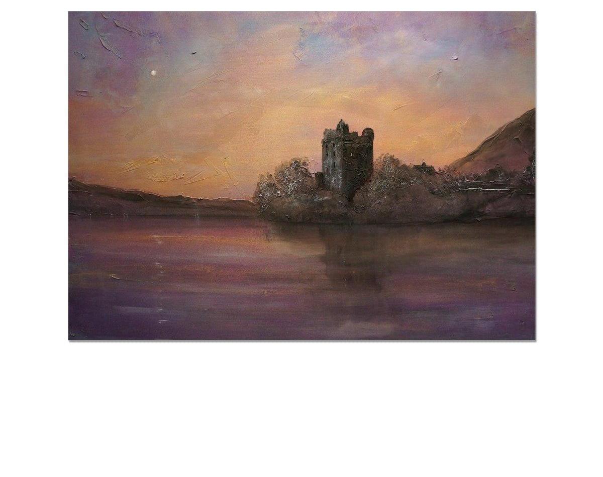 Urquhart Castle Moonlight Art Prints from my Historic & Iconic Art Gallery Collection