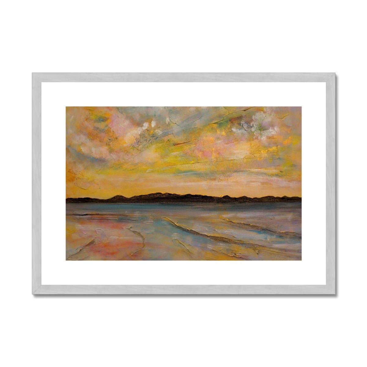 Vallay Island North Uist Painting | Antique Framed & Mounted Prints From Scotland