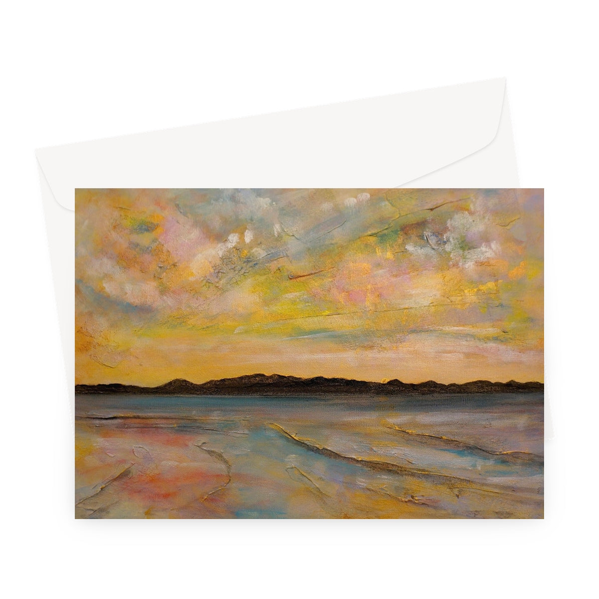 Vallay Island North Uist Scottish Art Gifts Greeting Card