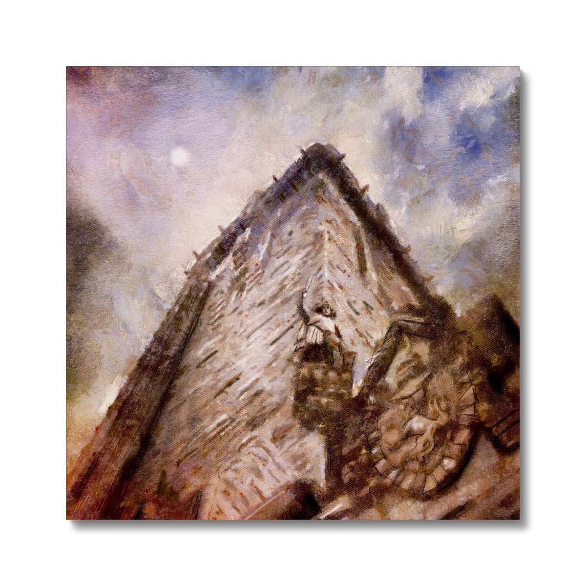 Wallace Monument Moonlight Painting | Canvas From Scotland