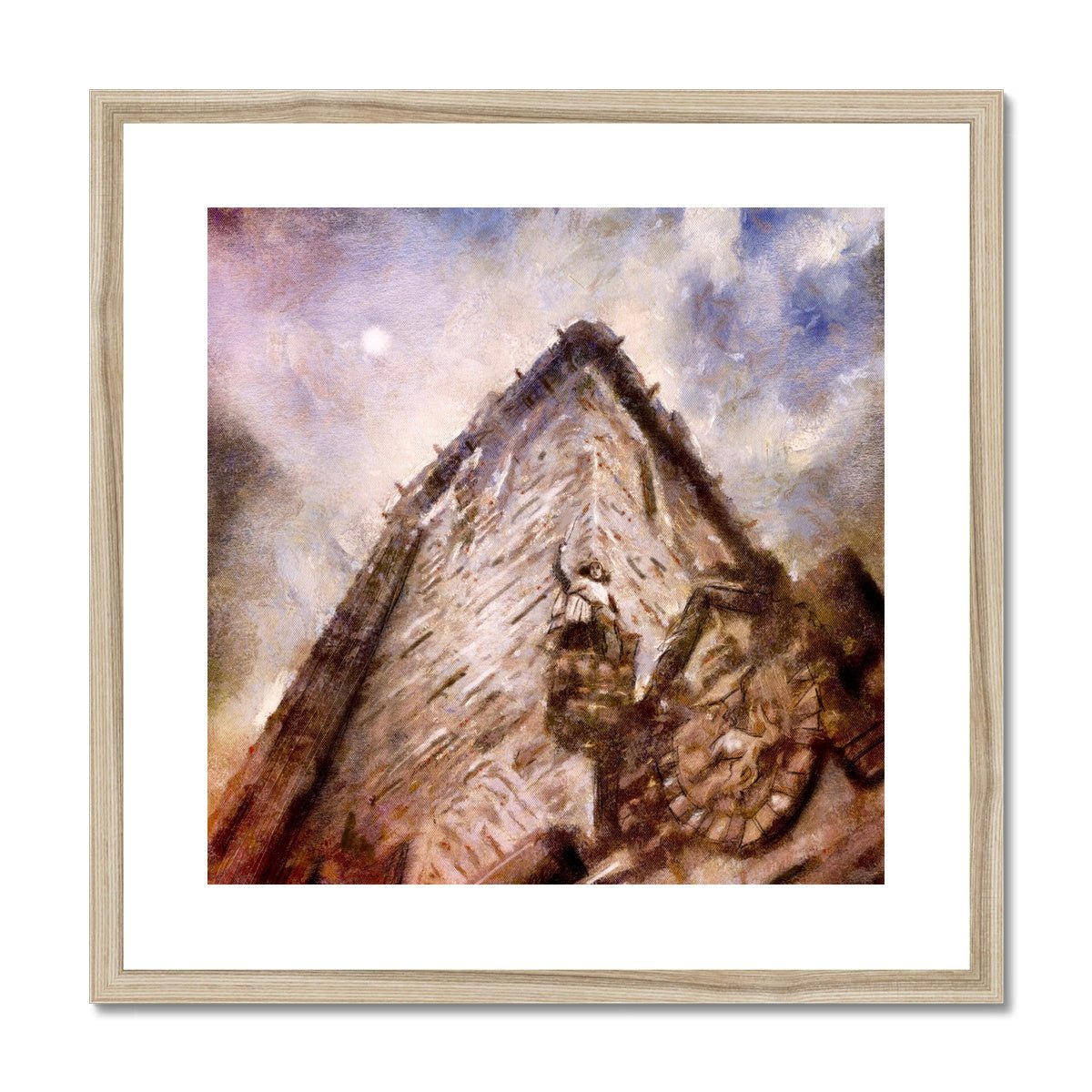 Wallace Monument Moonlight Painting | Framed & Mounted Prints From Scotland