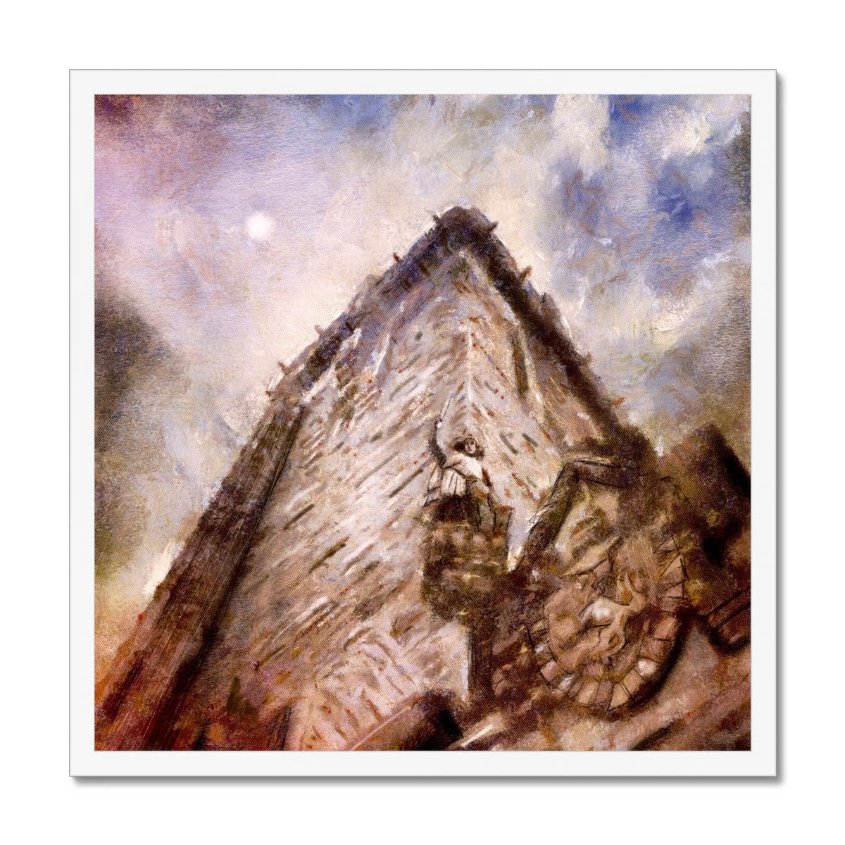 Wallace Monument Moonlight Painting | Framed Prints From Scotland