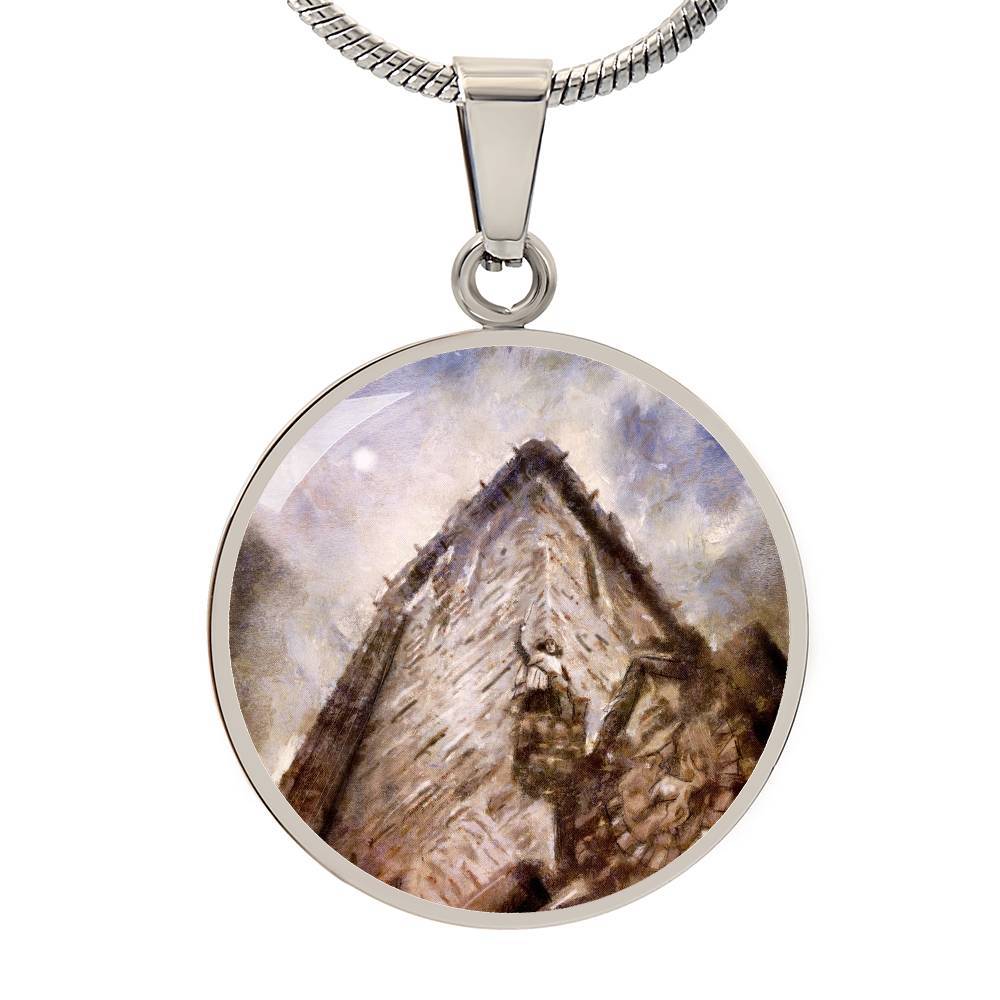 Wallace Monument Moonlight | Scottish Art Jewelry | Luxury Designer Necklace