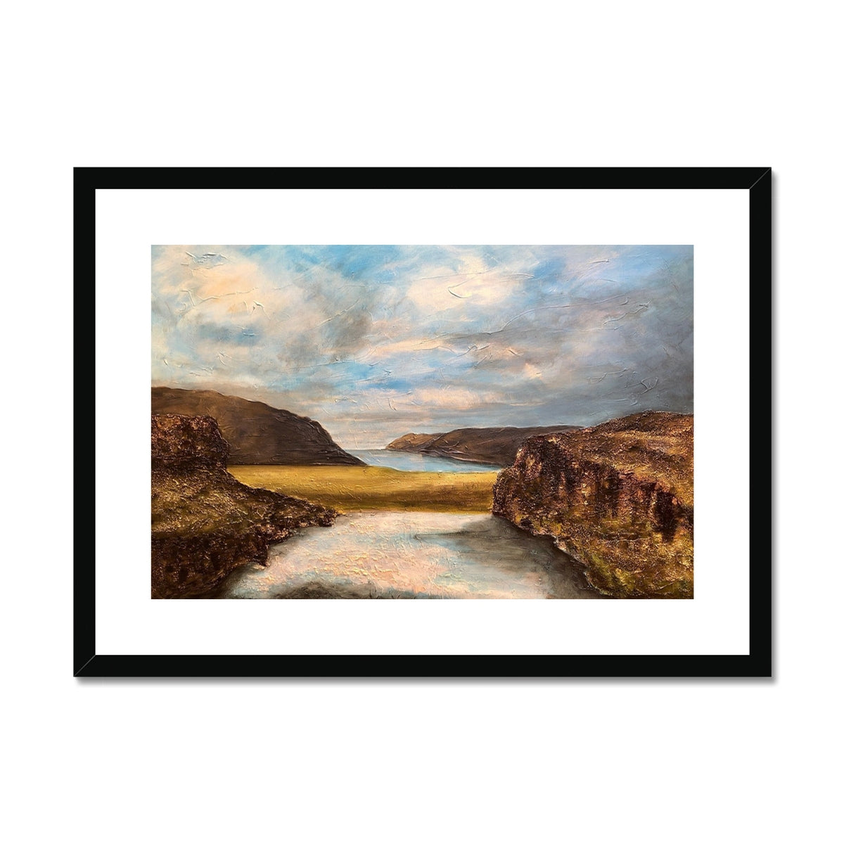 Westfjords Iceland Painting | Framed & Mounted Prints From Scotland