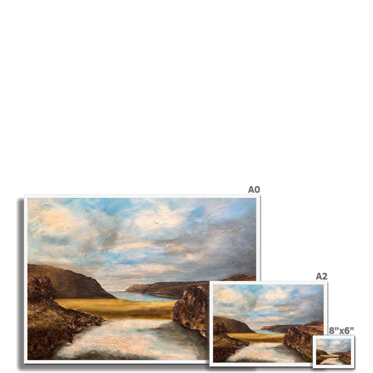 Westfjords Iceland Painting | Framed Prints From Scotland