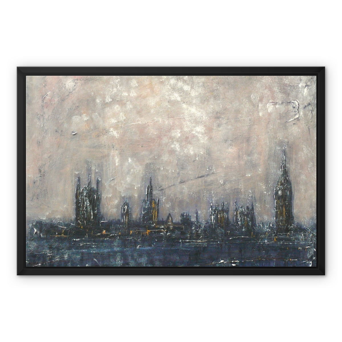 Winter In London Painting | Framed Canvas From Scotland