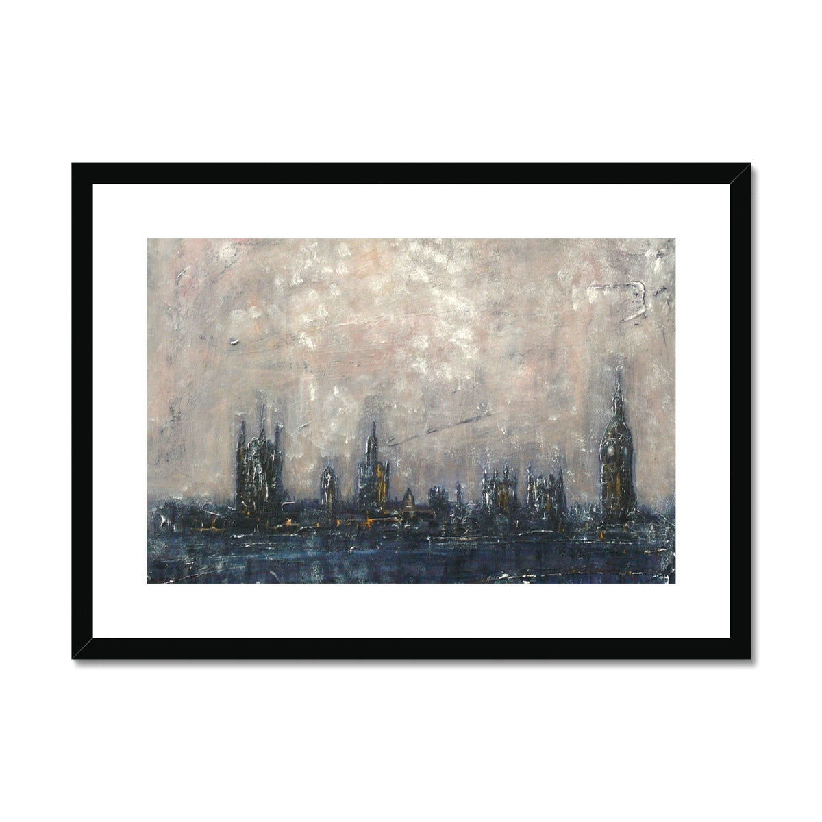 Winter In London Painting | Framed & Mounted Prints From Scotland