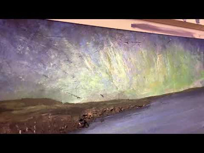 Ceannabeinne Beach Northern Lights Scotland - Escocia Pinturas panorámicas - Impresiones de arte